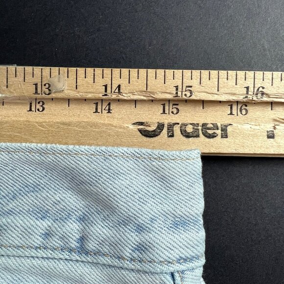 Levi's Made Crafted Jean Women 30x28* Column Pleated High Rise Blue Denim Tag 29 - Picture 16 of 16